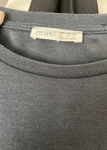 Gri sıfır Kollu Oysho elbise - Görsel 2