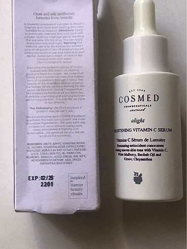 Cosmed cosmed c vitamini serum
