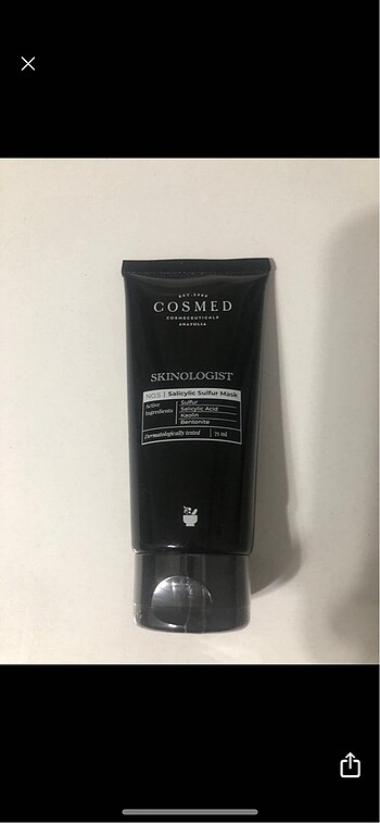 cosmed salicylic sulfur mask