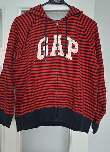GAP LOGOLU KAPŞONLU SWITSHIRT