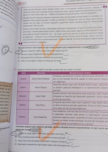 Beden LGS Muhtemel Serisi İnkılap Tarihi ve Atatürkçülük
