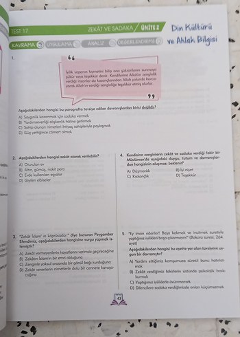 Din Kültürü SoruBankası- 8YB Soru Bankası