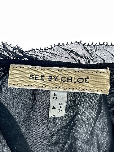 40 Beden siyah Renk See By Chloe Kısa Elbise %70 İndirimli.