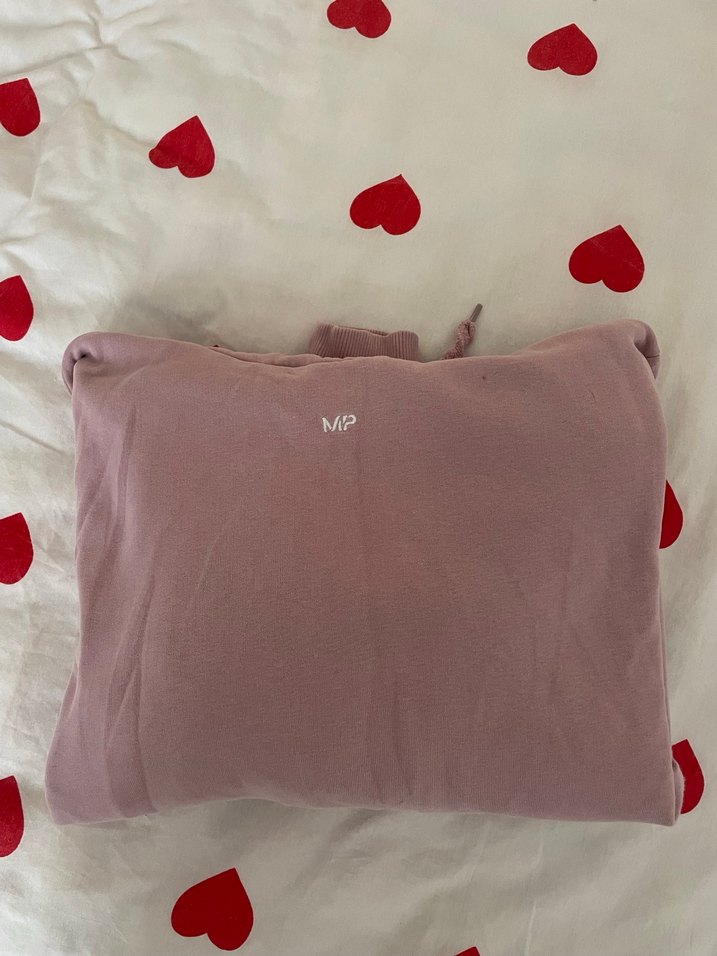 Pembe Kapüşonlu Kadın Sweatshirt - Görsel 3