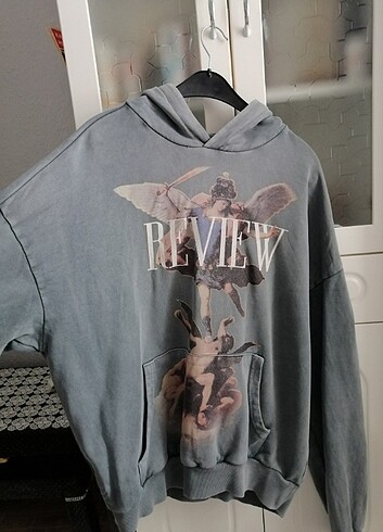 REVIEW baskılı sweatshirt