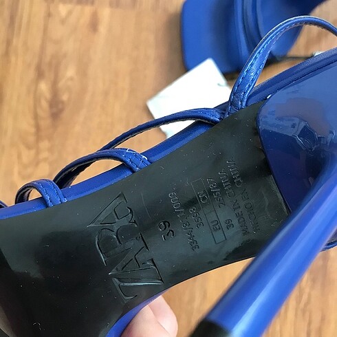 39 Beden Zara lacivert ayakkabı