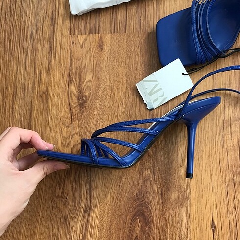 Zara Zara lacivert ayakkabı