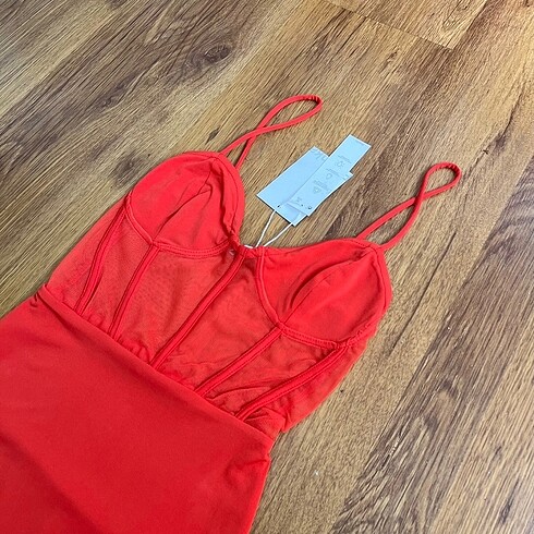 Bershka Bershka kırmızı elbise