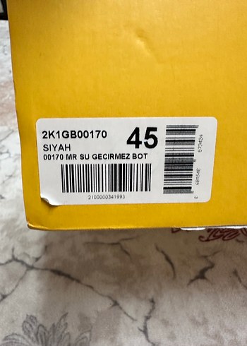 Greyder Su Geçirmez Erkek Botu 45 - Sıfır - Görsel 5