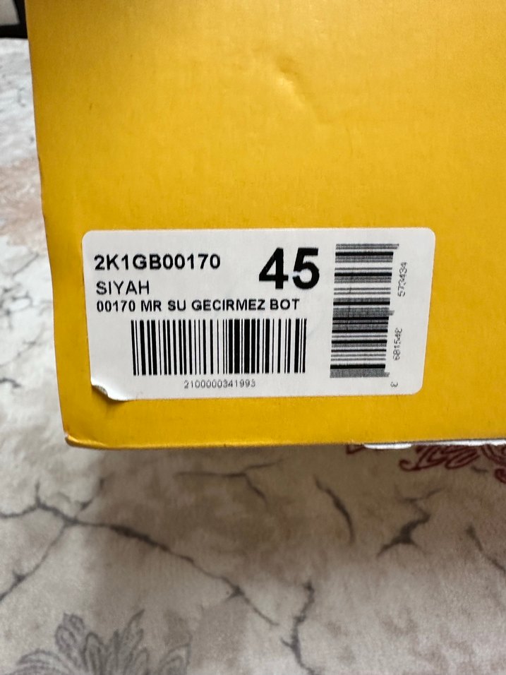 Greyder Su Geçirmez Erkek Botu 45 - Sıfır - Görsel 5