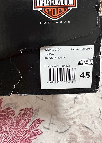 Harley Davidson Frisco Nubuk Erkek Bot - Görsel 4