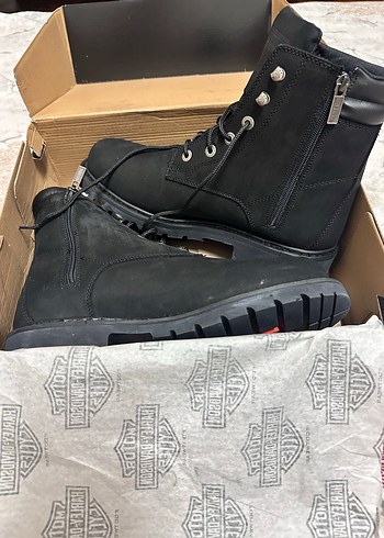 Harley Davidson Frisco Nubuk Erkek Bot - Görsel 2