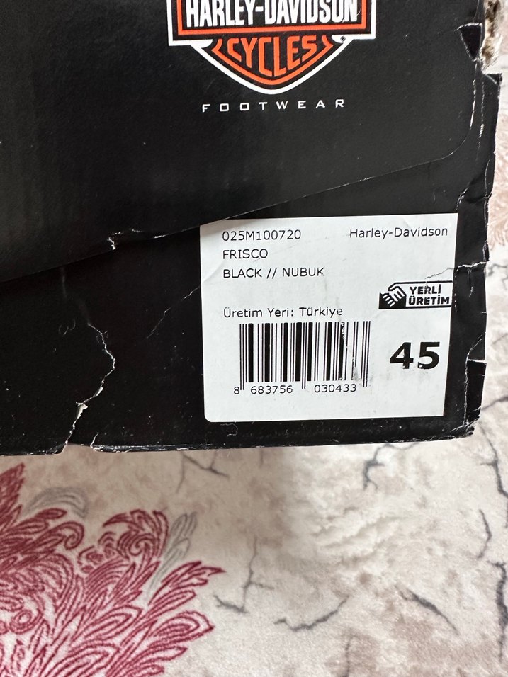 Harley Davidson Frisco Nubuk Erkek Bot - Görsel 4