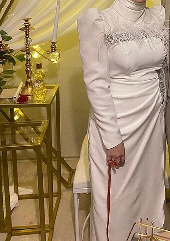 Beyaz abiye