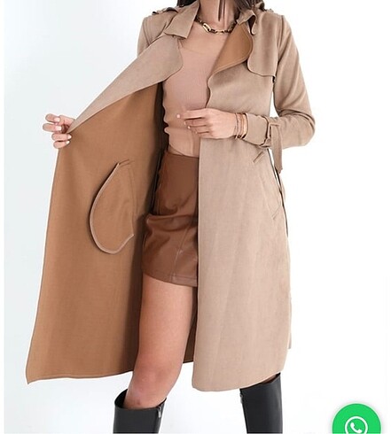Zara SÜET TRENÇKOT
