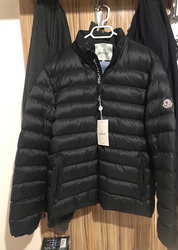 Moncler Siyah Fermuarlı Erkek Mont - Görsel 2
