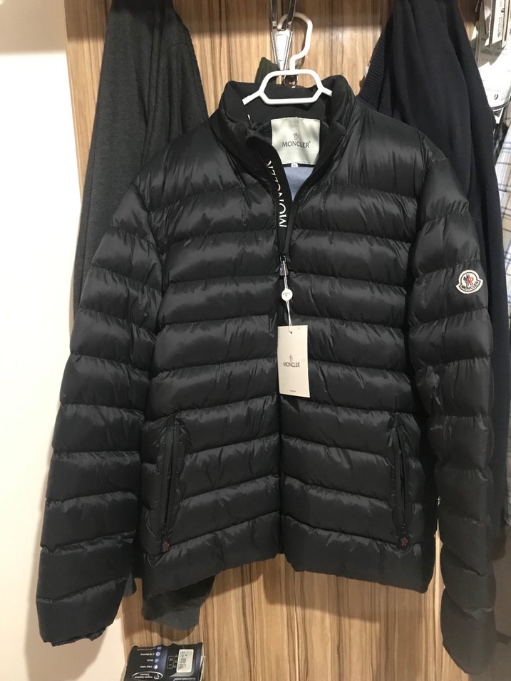 Moncler Siyah Fermuarlı Erkek Mont - Görsel 2