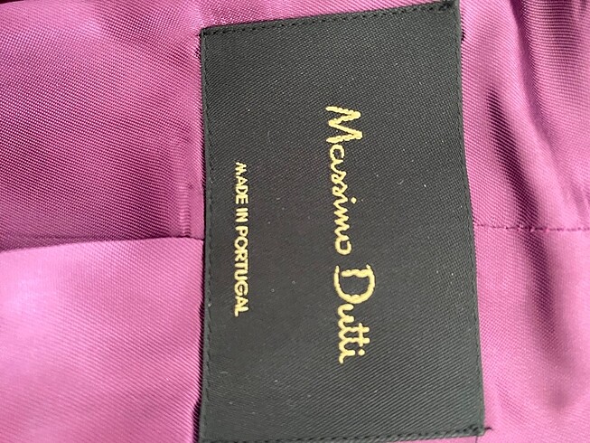 36 Beden bordo Renk Massimo Dutti Ceket