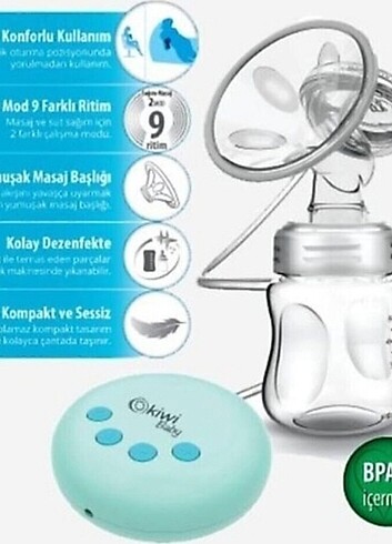 Elektrikli göğüs pompası