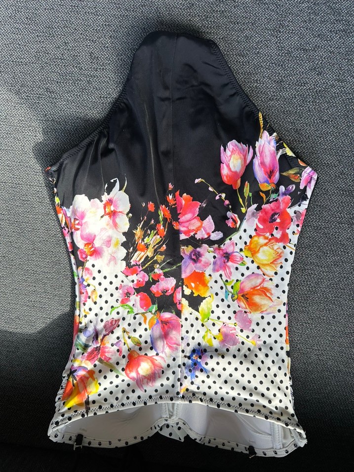 Kom Çiçek Desenli Mayo - Görsel 4