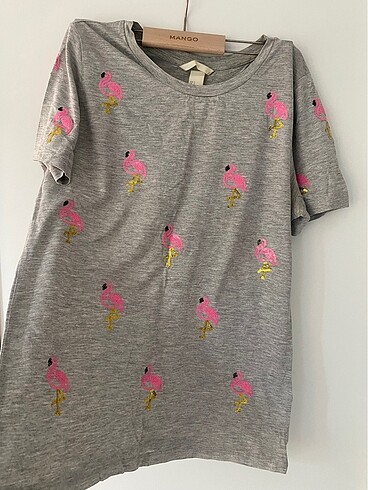 s Beden gri Renk H&M tshirt