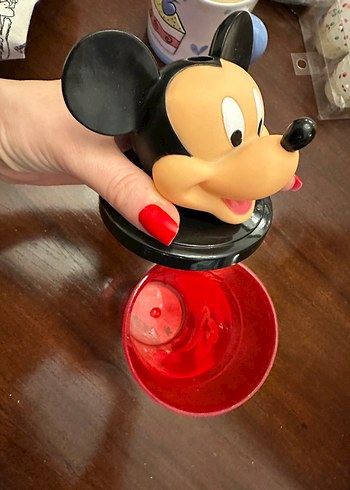 Renkli Mickey Mouse Temalı Çocuk Termos Şişesi - Görsel 5