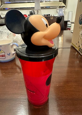 Renkli Mickey Mouse Temalı Çocuk Termos Şişesi - Görsel 4