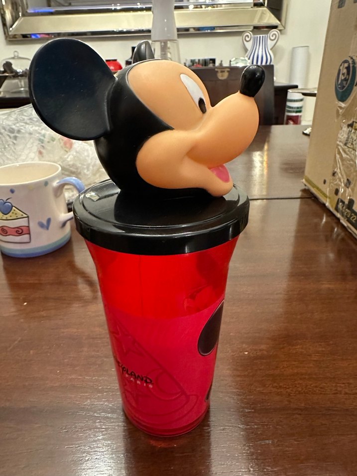 Renkli Mickey Mouse Temalı Çocuk Termos Şişesi - Görsel 4