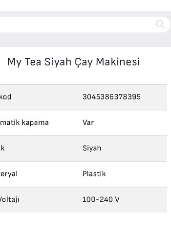 Tefal Siyah Çay Makinesi - Görsel 5