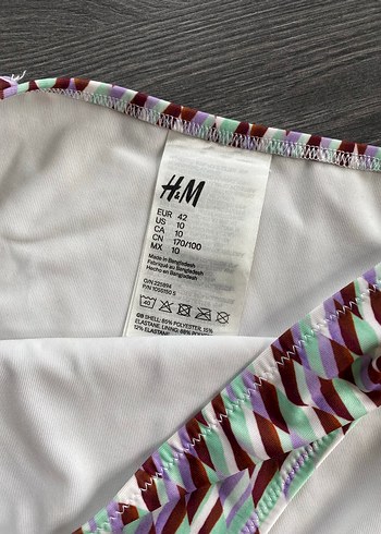 42 Beden çeşitli Renk H&M Çok Renkli Tie-Dye Bikini Altı