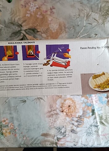  Beden beyaz Renk Yaprak Sarma Aparatı 