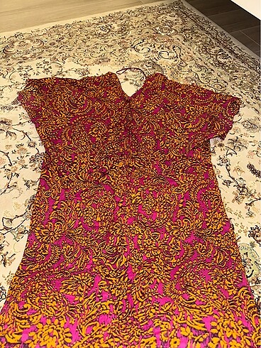 Zara önü büzgülü elbise