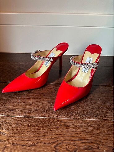 36,5 Beden Jimmy Choo kırmızı topuklu