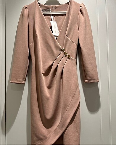 Rinascimento pudra elbise Small Midi
