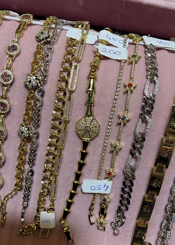 Accessorize Altin Ve Gumus Zincirli Tasli Bileklikler