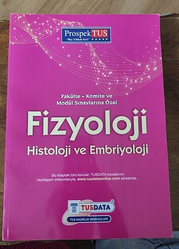 tusdata fizyoloji prospektus