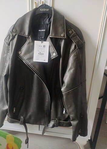 s Beden siyah Renk Vintage Deri ceket sıfır ürün 