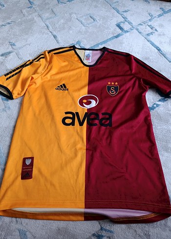 Bordo-Sarı Adidas Kısa Kollu Spor Tişört
