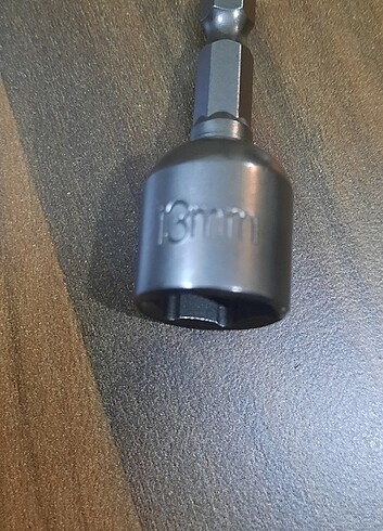 Somun sıkma adaptörü mıknatıslı Manyetik (Bits) ucu 13 mm 65 mm