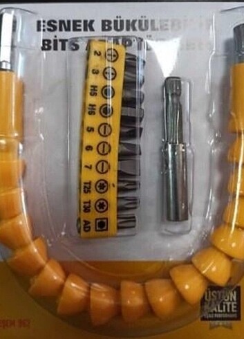 Akrobat bits ucu, tornavida ucu, 12 parça