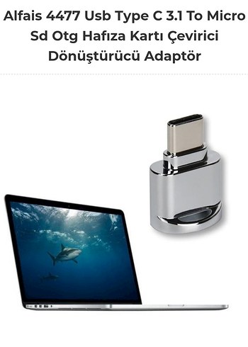 Usb Type C 3.1 To Micro Sd Hafıza Kartı Çevirici Dönüştürücü Ada - Görsel 7