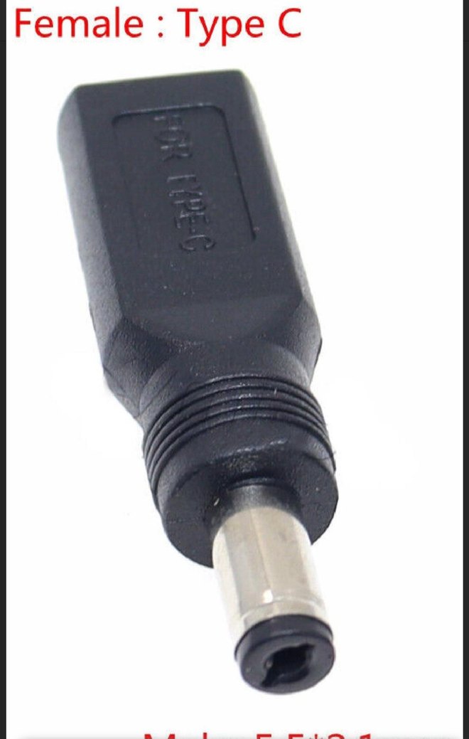 Type C To Dc 5V Pd 5.5*2.1mm Power Şarj Çevirici Dönüştürücü Ada - Görsel 5