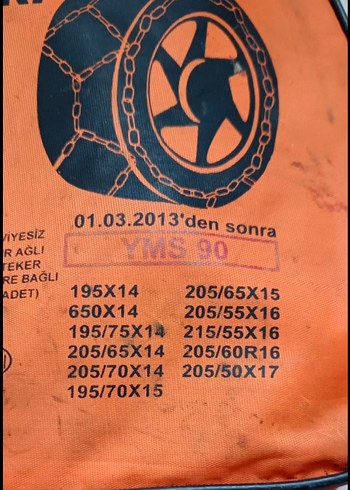 kar zinciri takmatik zincir patinaj zinciri Araç zinciri lastik - Görsel 6