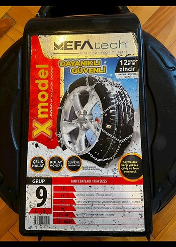 kar zinciri takmatik zincir patinaj zinciri Araç zinciri lastik - Görsel 8