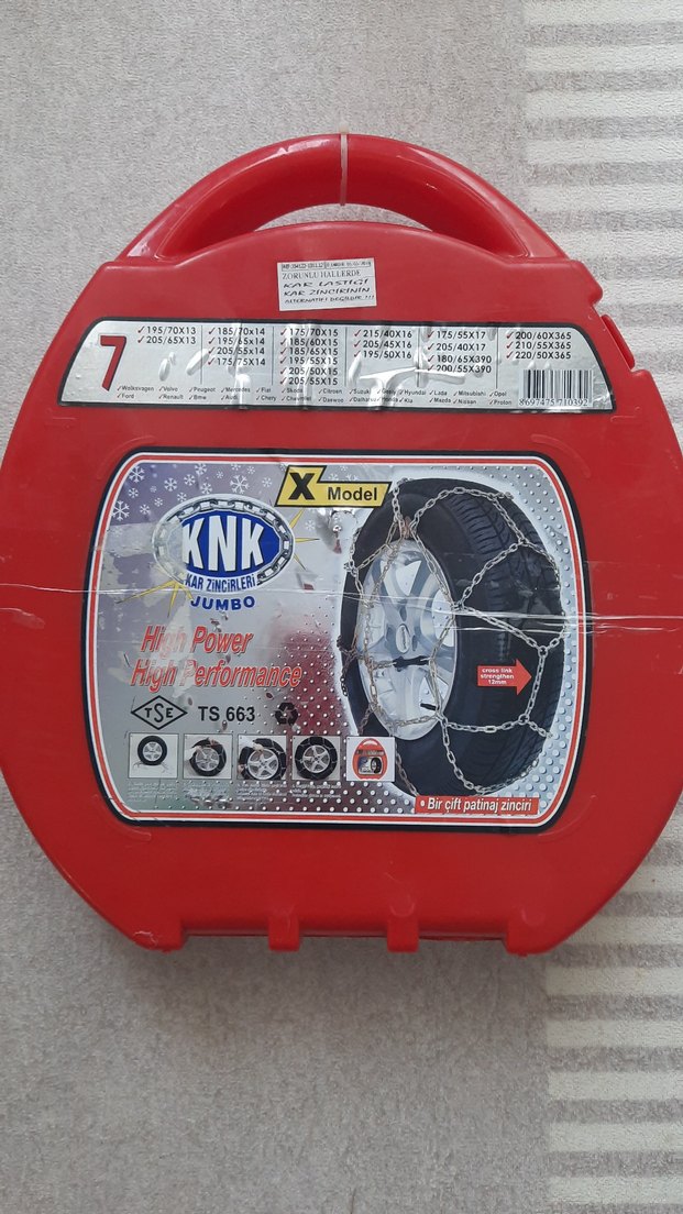 kar zinciri takmatik zincir patinaj zinciri Araç zinciri lastik - Görsel 5