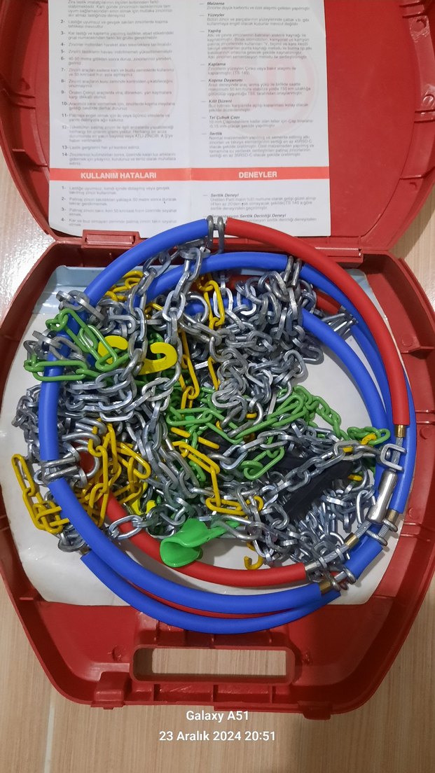 kar zinciri takmatik zincir patinaj zinciri Araç zinciri - Görsel 2