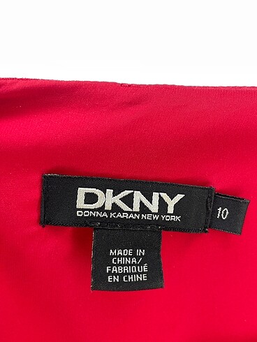 38 Beden kırmızı Renk DKNY Kısa Elbise %70 İndirimli.