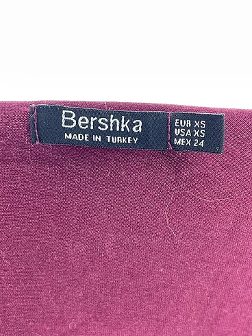 xs Beden bordo Renk Bershka Mini Üst %70 İndirimli.