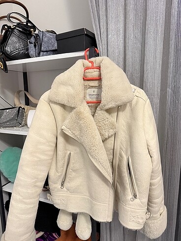 Stradivarius Kadın Bej Kaban Mont