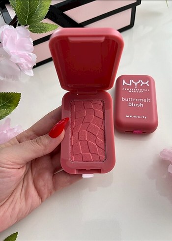 NYX Buttermelt Allık - Canlı Pembe Tonlar